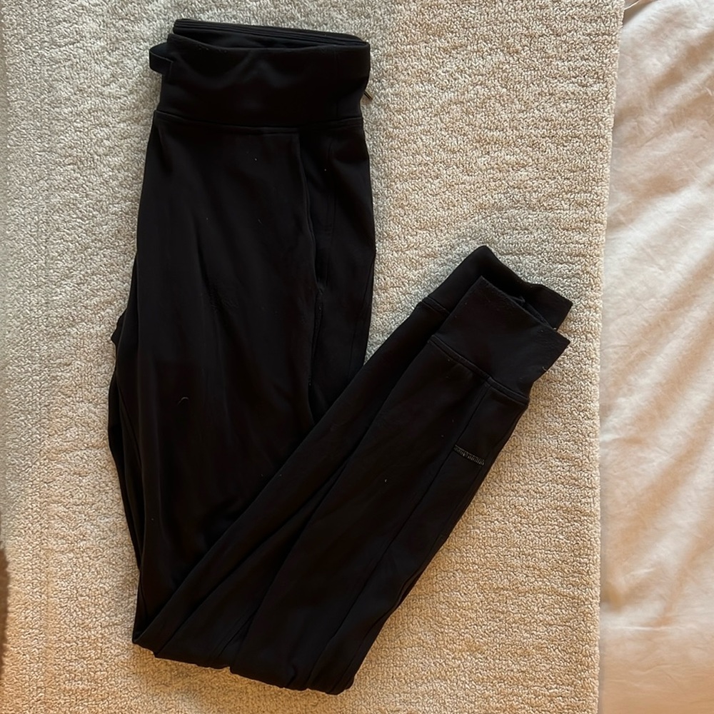LuluLemon High-Waisted Black Sweatpants